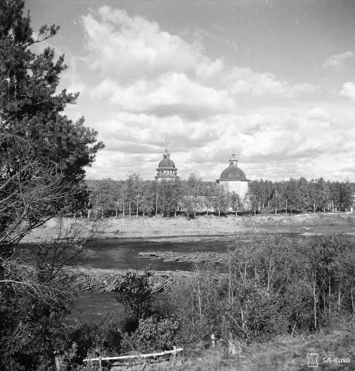 Курпово (Важины). Церковь Воскресения Христова. архивная фотография