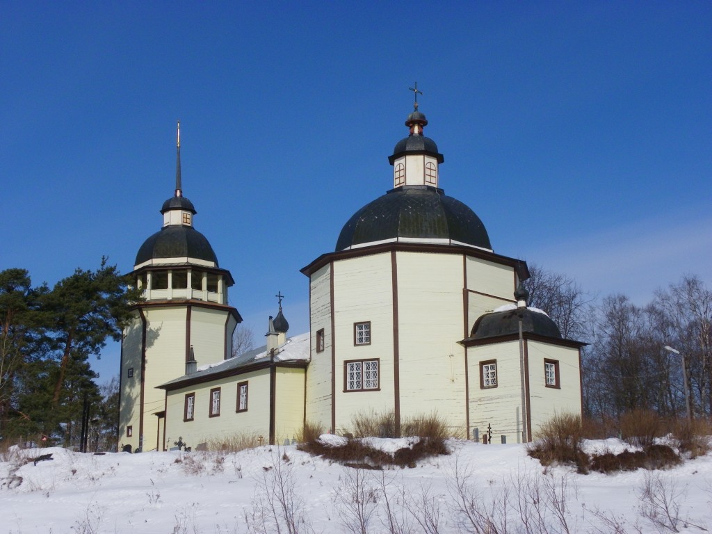 Курпово (Важины). Церковь Воскресения Христова. фасады