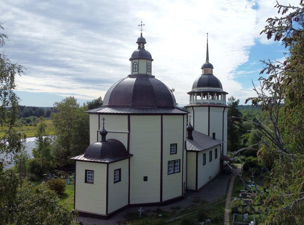 Курпово (Важины). Церковь Воскресения Христова. фасады