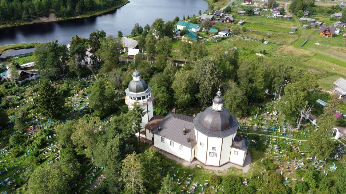 Курпово (Важины). Церковь Воскресения Христова. фасады