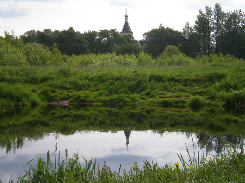 Церковь Петра и Павла, Любань (Тосненский район, Ленинградская область). общий вид в ландшафте