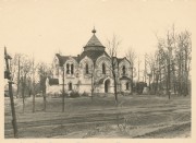 Церковь Петра и Павла, Храм после частичного восстановления. Фото 1942 г. с аукциона e-bay.de<br>, Любань, Тосненский район, Ленинградская область