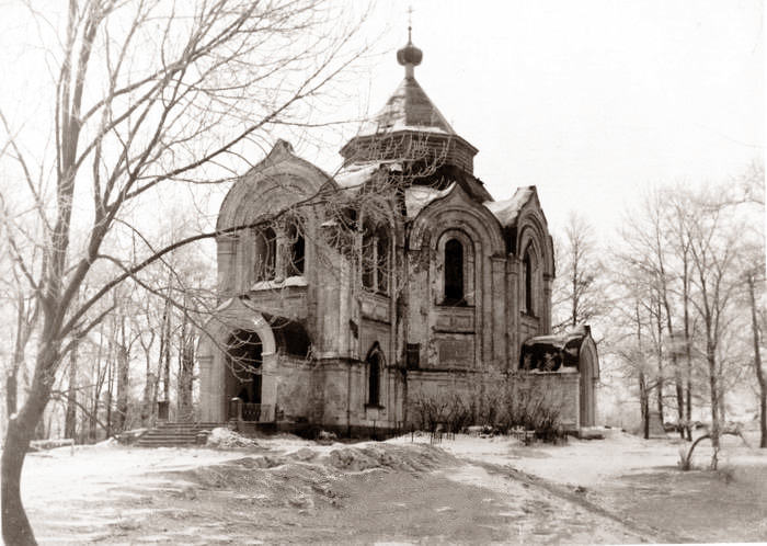 Церковь Петра и Павла, Любань (Тосненский район, Ленинградская область). архивная фотография, Фото кон. 1942 г. с аукциона e-bay.de