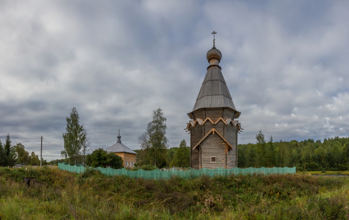 Согиницы. Храмовый комплекс Согинского погоста. фасады, Вид с востока