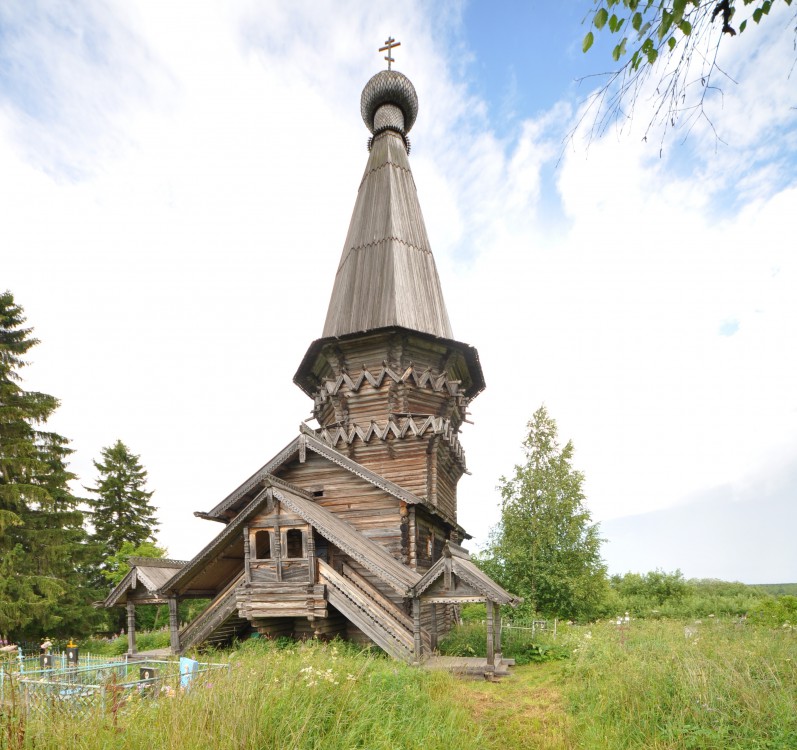 Гимрека (Гиморецкий погост). Церковь Рождества Пресвятой Богородицы. фасады