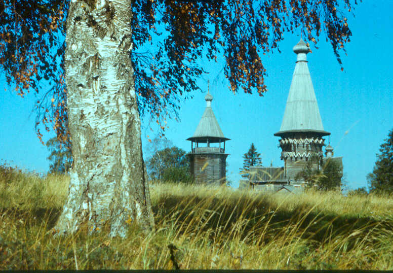Гимрека (Гиморецкий погост). Церковь Рождества Пресвятой Богородицы. документальные фотографии, фото 1988 года