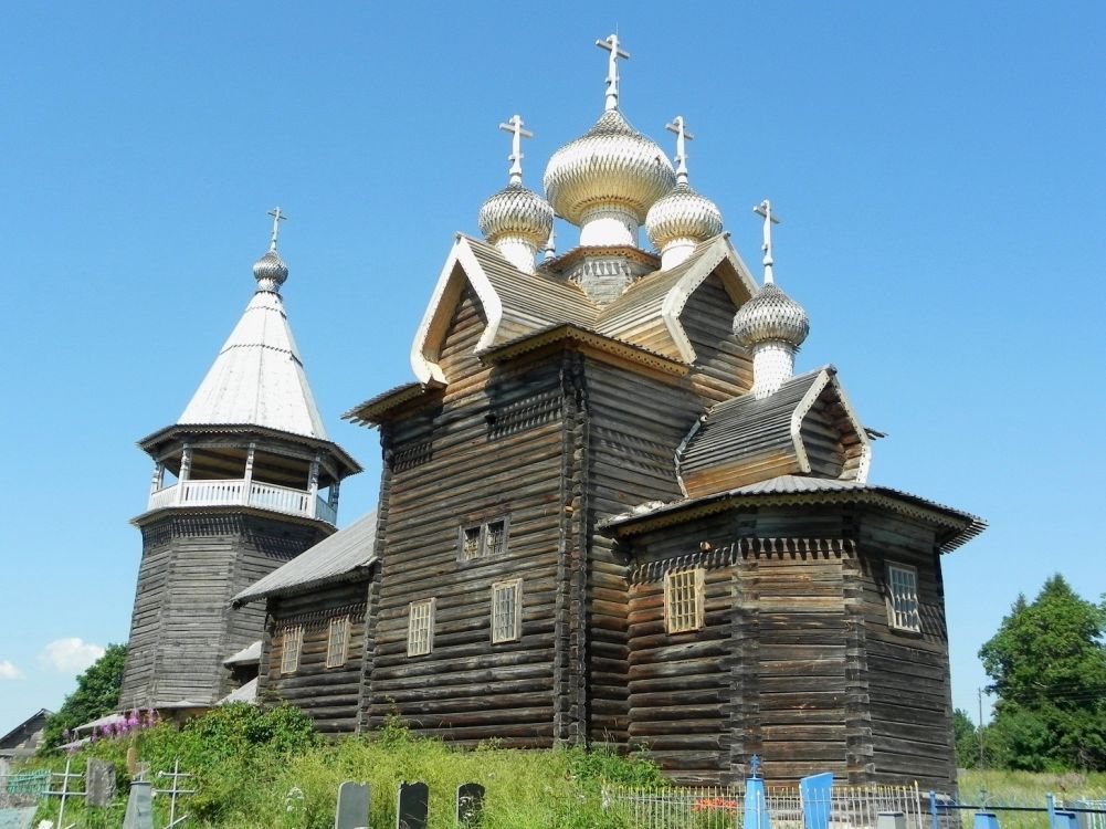 Церковь Димитрия Солунского, Щелейки (Подпорожский район, Ленинградская область). фасады