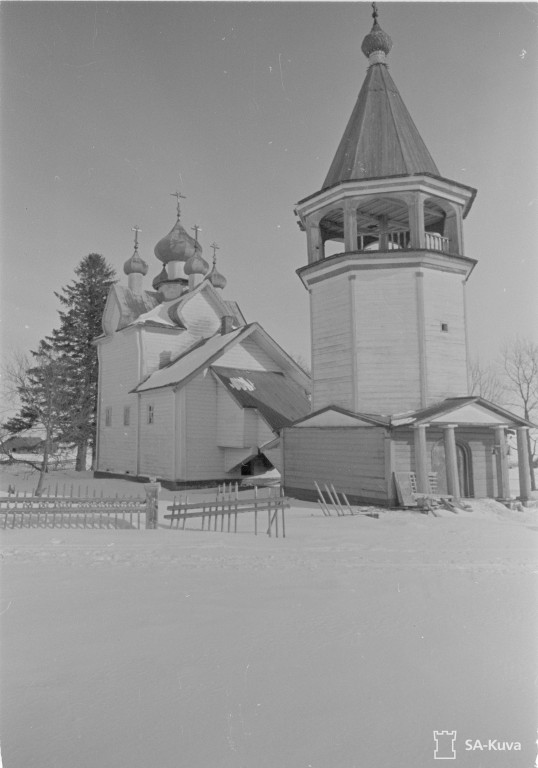 Щелейки. Церковь Димитрия Солунского. архивная фотография, 1942 г. Фото из Архива финских вооруженных сил «SA-kuva», http://sa-kuva.fi