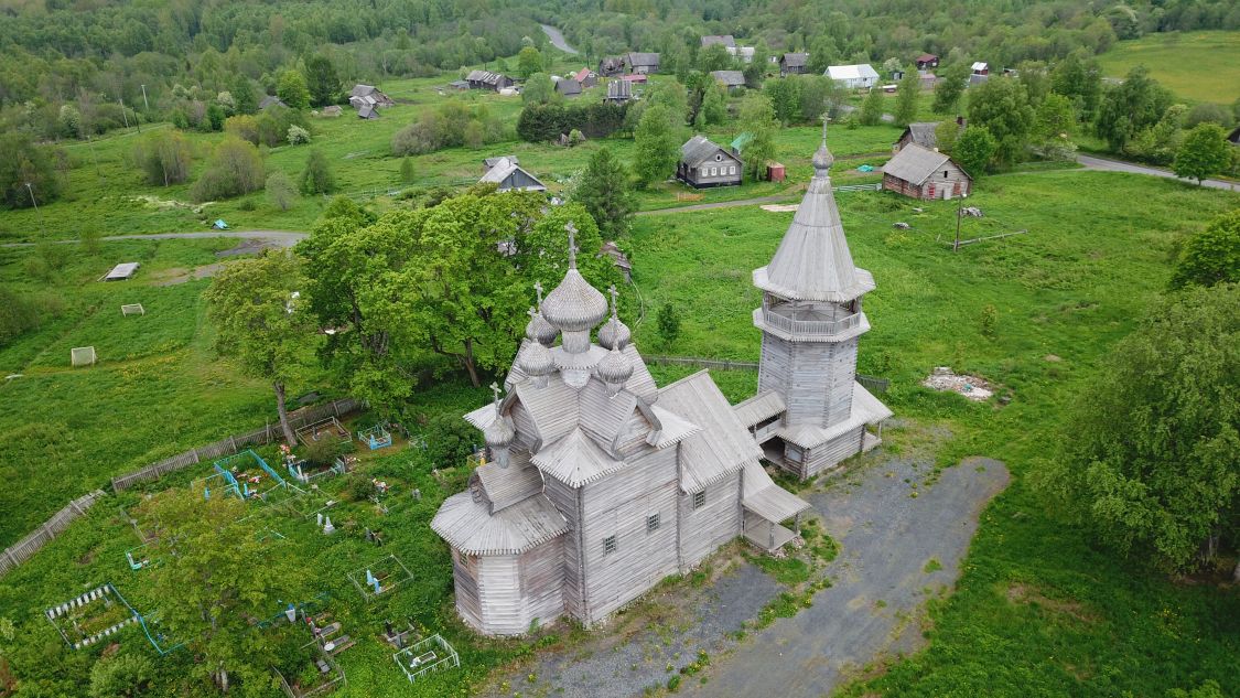 Церковь Димитрия Солунского, Щелейки (Подпорожский район, Ленинградская область). фасады