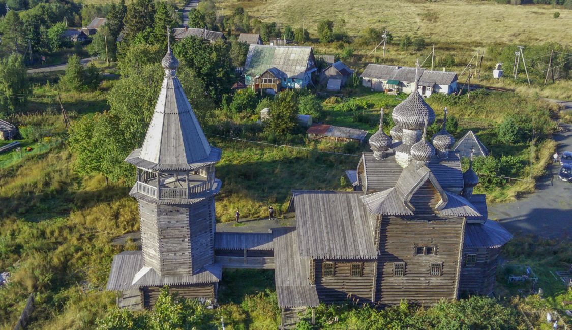 Щелейки. Церковь Димитрия Солунского. фасады, Вид с юга