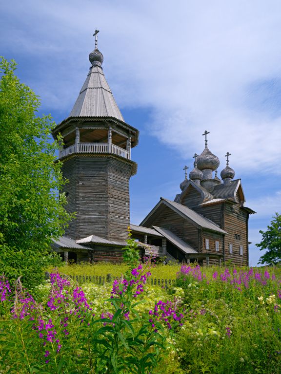 Щелейки. Церковь Димитрия Солунского. фасады, Вид с юго-запада