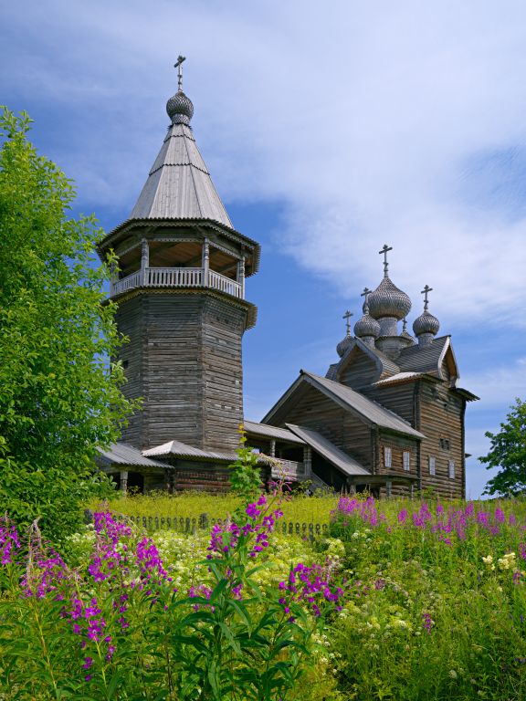 Церковь Димитрия Солунского, Щелейки (Подпорожский район, Ленинградская область). фасады, Вид с юго-запада