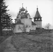 Церковь Димитрия Солунского, Фото 1943 года из фондов Kansallisarkisto. Автор Lars Pettersson<br>, Щелейки, Подпорожский район, Ленинградская область