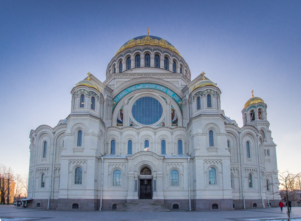 Кронштадт. Морской собор Николая Чудотворца в Кронштадте. фасады