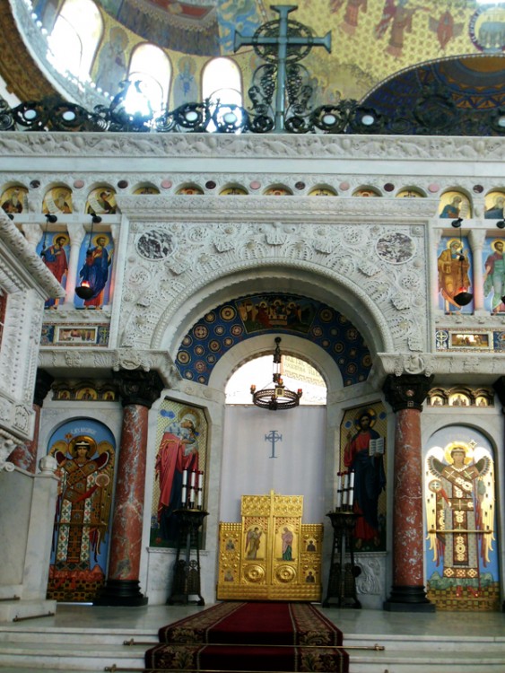 Морской собор Николая Чудотворца в Кронштадте, Кронштадт (Санкт-Петербург, Кронштадтский район, г. Санкт-Петербург). интерьер и убранство, Царские врата и портал левого придела