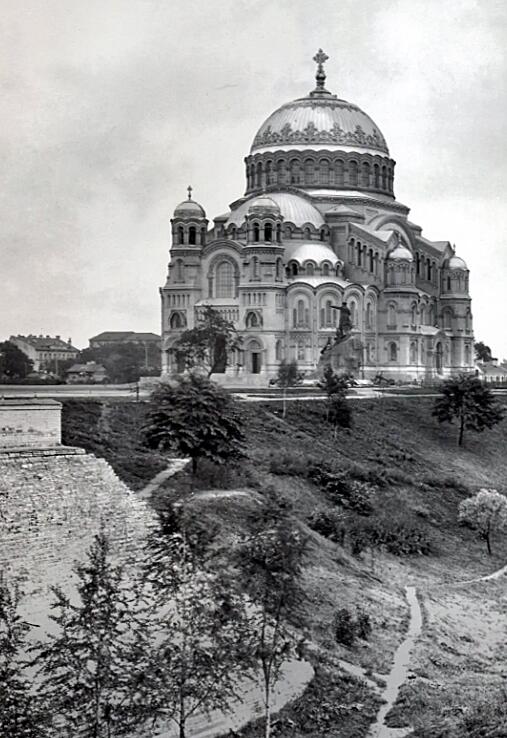 Фотография 1910-1914 гг., архивная фотография. Морской собор Николая Чудотворца в Кронштадте, Кронштадт (Санкт-Петербург, Кронштадтский район, г. Санкт-Петербург)