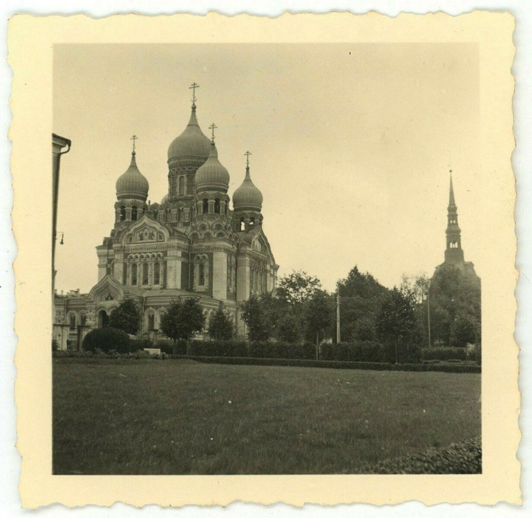 Кафедральный собор Александра Невского, Таллин (Таллин, город, Эстония). архивная фотография, Фото 1941 г. с аукциона e-bay.de