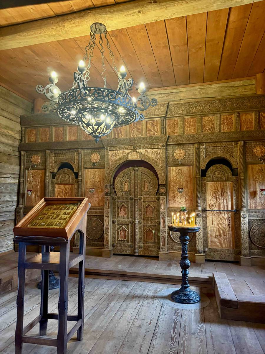 интерьер и убранство. Церковь Воскресения Христова на горе Левитана, Плёс (Приволжский район, Ивановская область)