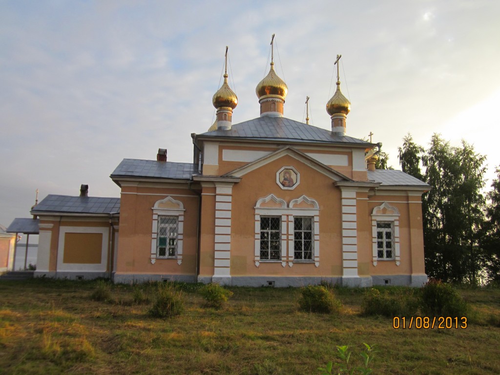 Важеозерский Спасо-Преображенский мужской монастырь, Интерпосёлок (Олонецкий район, Республика Карелия). фасады, Всехсвятский храм