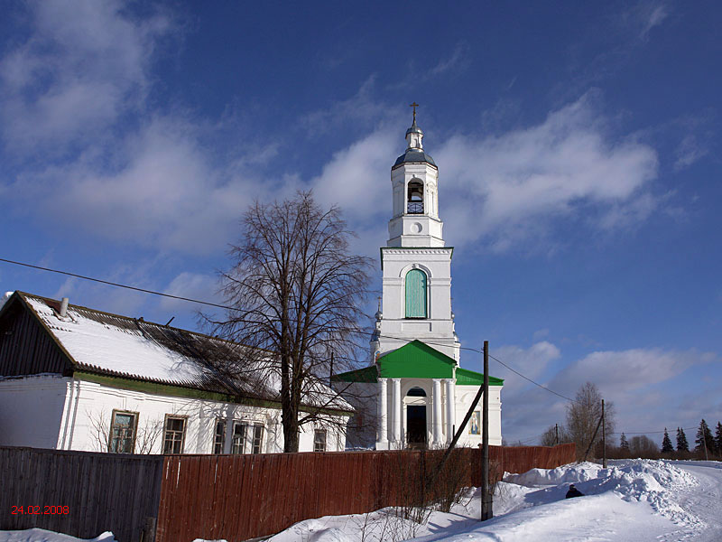 Церковь Покрова Пресвятой Богородицы, Ножкино (Чухломский район, Костромская область). фасады