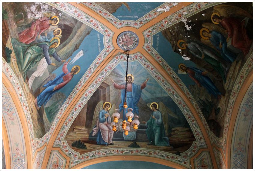 Церковь Воскресения Христова на Дебре, Кострома (Кострома, город, Костромская область). интерьер и убранство, Фрагмент росписи