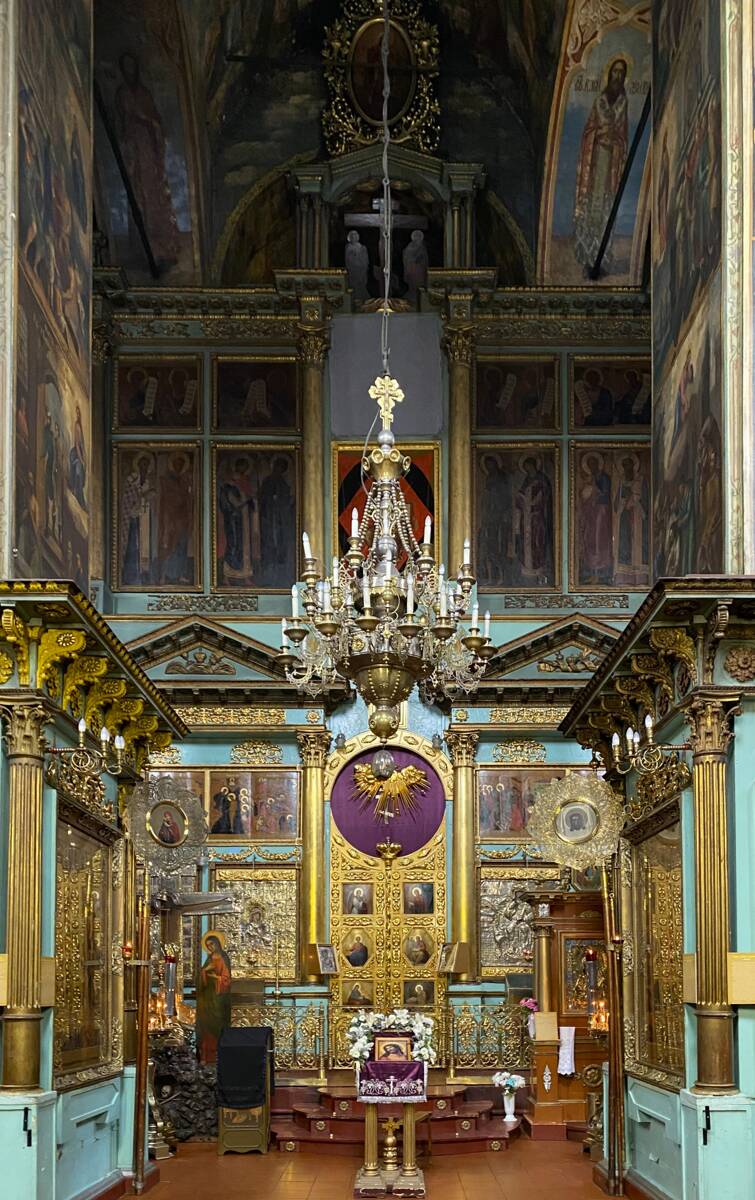 Церковь Воскресения Христова на Дебре, Кострома (Кострома, город, Костромская область). интерьер и убранство, Главный иконостас