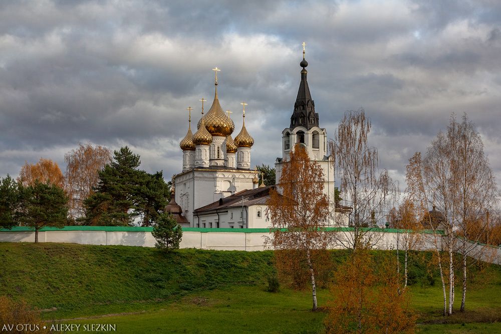 Троице-Сыпанов Пахомиево-Нерехтский женский монастырь, Троица (Нерехтский район, Костромская область). общий вид в ландшафте