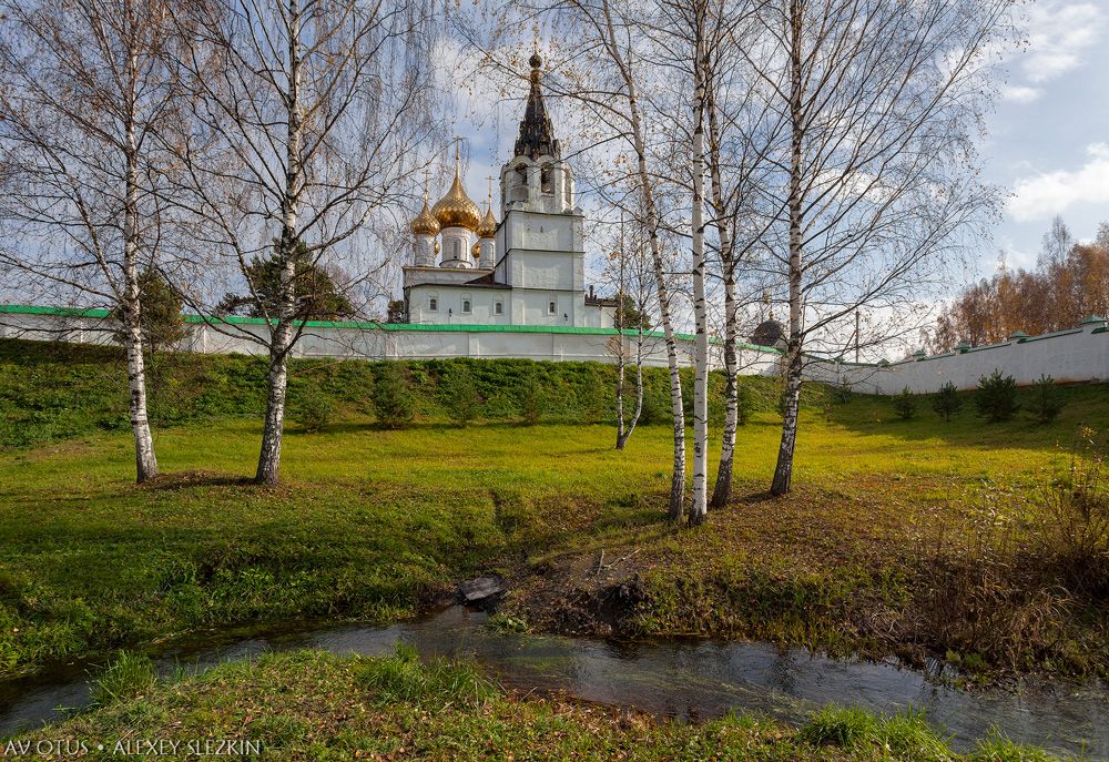 Троице-Сыпанов Пахомиево-Нерехтский женский монастырь, Троица (Нерехтский район, Костромская область). общий вид в ландшафте