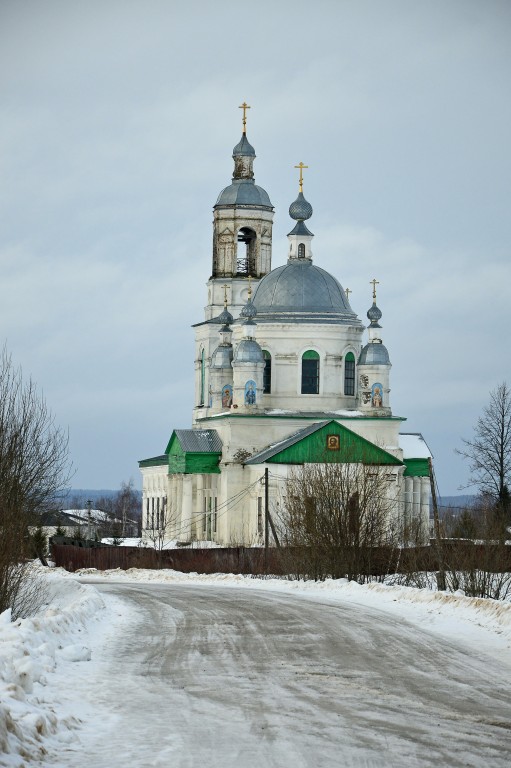 Ножкино. Церковь Покрова Пресвятой Богородицы. фасады