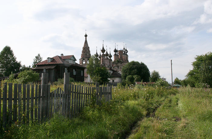 Воскресенский монастырь, Солигалич (Солигаличский район, Костромская область). общий вид в ландшафте