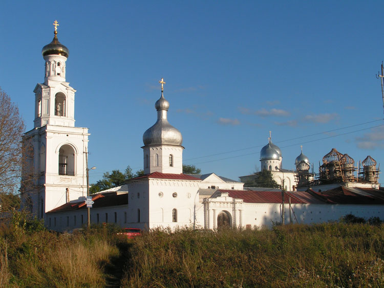 Юрьев мужской монастырь, Юрьево (Великий Новгород, город, Новгородская область). фасады