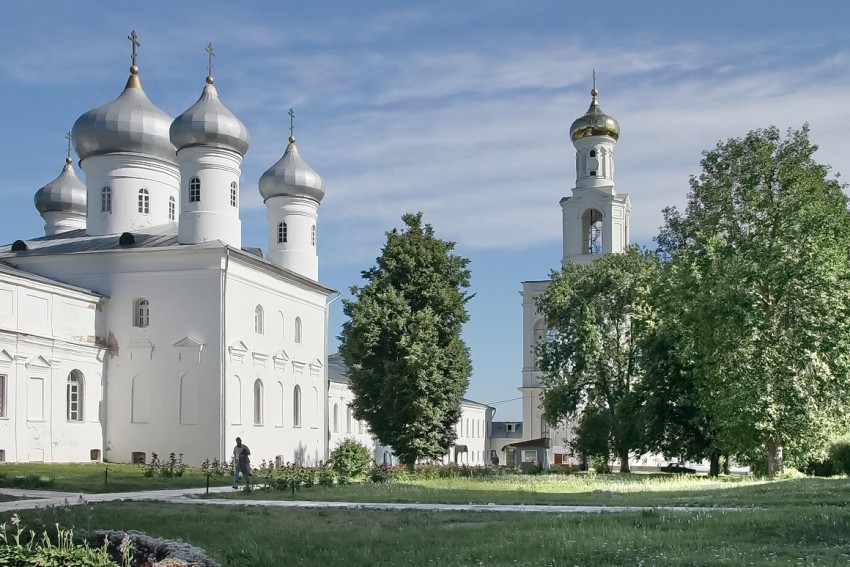 Юрьев мужской монастырь, Юрьево (Великий Новгород, город, Новгородская область). фасады