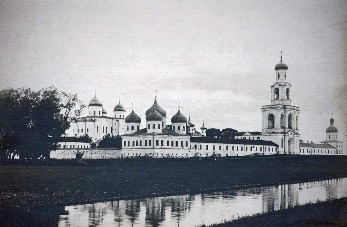 Юрьев мужской монастырь, Юрьево (Великий Новгород, город, Новгородская область). архивная фотография, Фотоснимок с сайта: Pastvu.com/218425