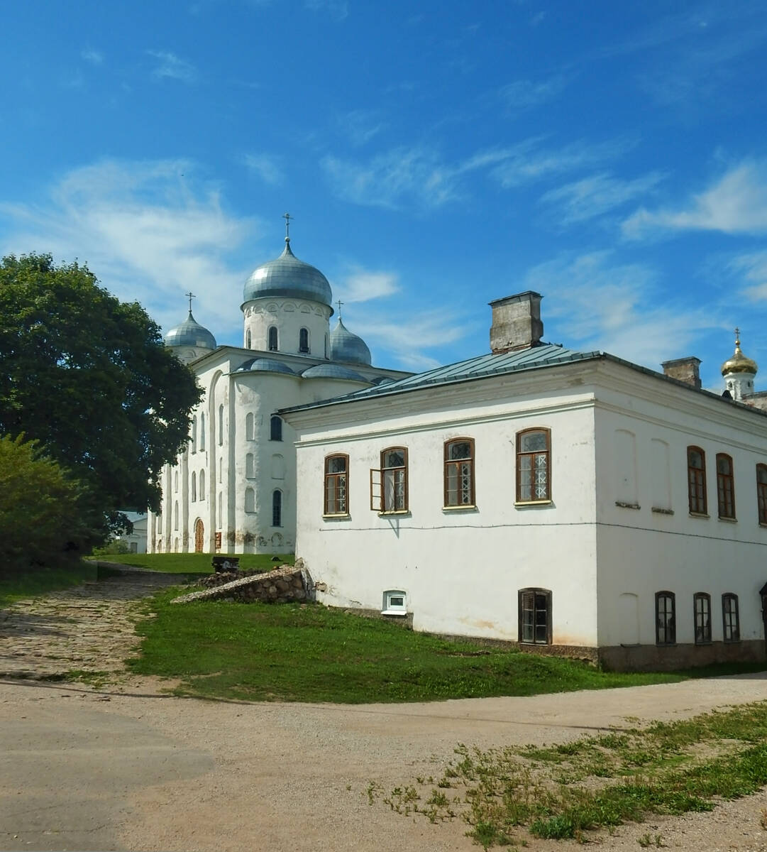 Юрьев мужской монастырь, Юрьево (Великий Новгород, город, Новгородская область). фасады