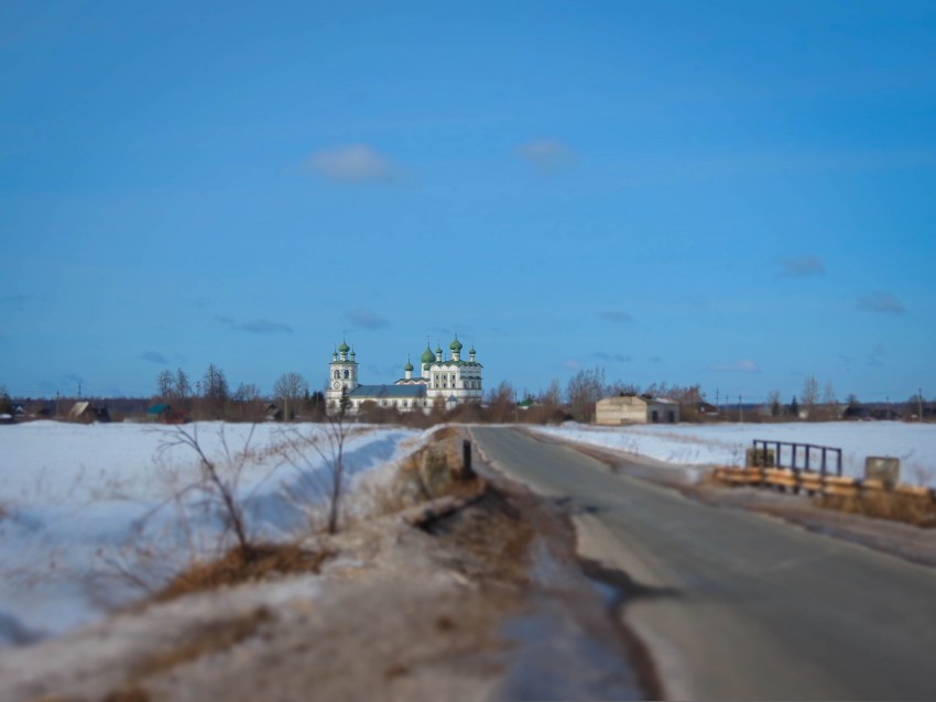 Николо-Вяжищский ставропигиальный женский монастырь, Вяжищи (Новгородский район, Новгородская область). общий вид в ландшафте