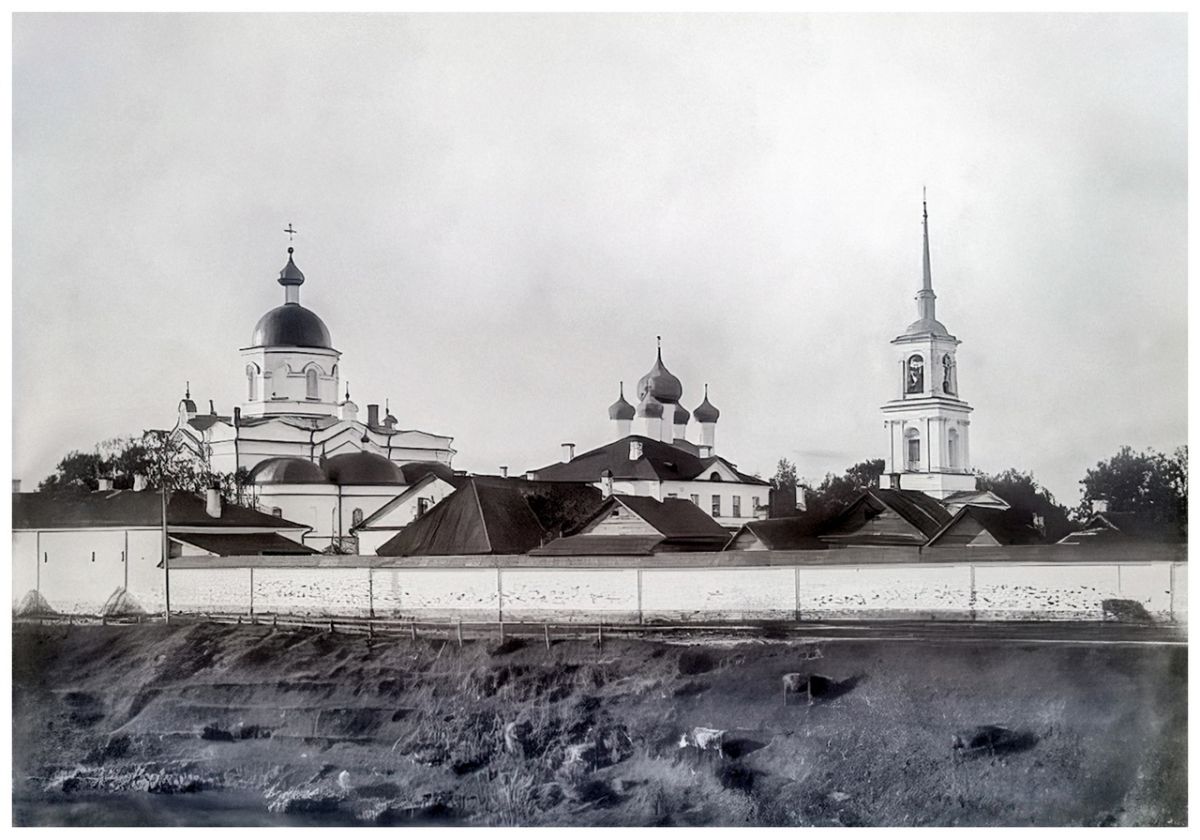Духов монастырь, Великий Новгород (Великий Новгород, город, Новгородская область). архивная фотография, 1910 год. https://goskatalog.ru/portal/#/collections?id=27136360