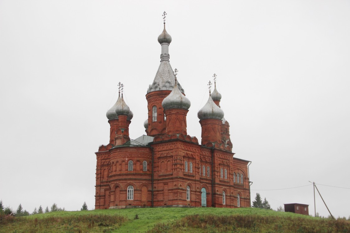 Волговерховье. Ольгинский монастырь. Церковь Спаса Преображения. фасады