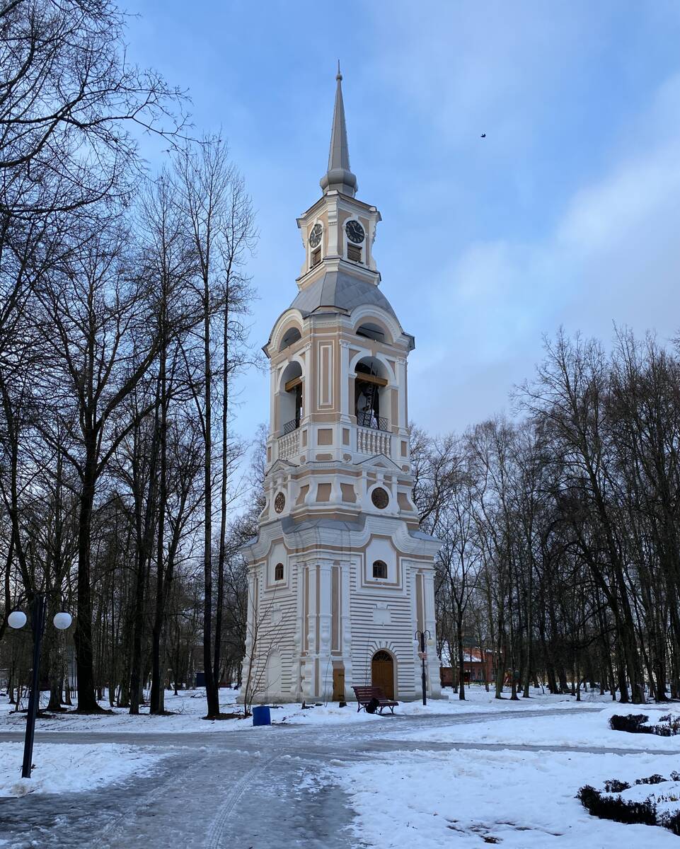 Колокольня церкви Преображения Господня, Осташков (Осташковский городской округ, Тверская область). фасады