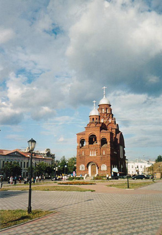 Церковь Троицы Живоначальной (Красная), Владимир (Владимир, город, Владимирская область). фасады