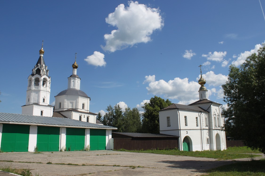 Николо-Волосовский епархиальный женский монастырь, Волосово (Собинский район, Владимирская область). фасады, Вид с юго-запада