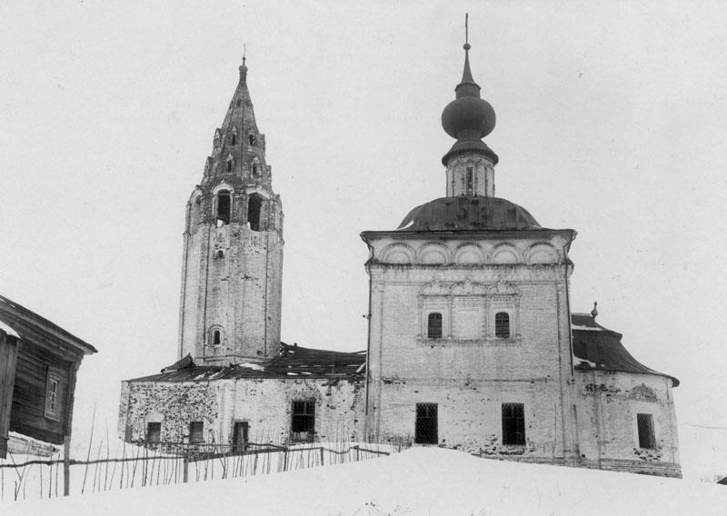 Церковь Тихвинской иконы Божией Матери, Суздаль (Суздальский район, Владимирская область). архивная фотография, Из собрания ГНИМА им А.В. Щусева (с сайта goskatalog.ru)