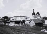 Собор Рождества Пресвятой Богородицы, Ивановская улица с Кремлевского вала, вид на собор Рождества Пресвятой Богородицы. Фото 1900-1914 гг.<br>, Суздаль, Суздальский район, Владимирская область