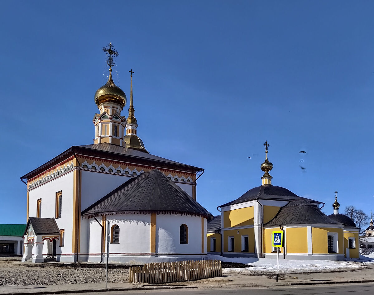 Храмовый комплекс. Церкви Воскресения Христова и Казанской иконы Божией Матери, Суздаль (Суздальский район, Владимирская область). фасады