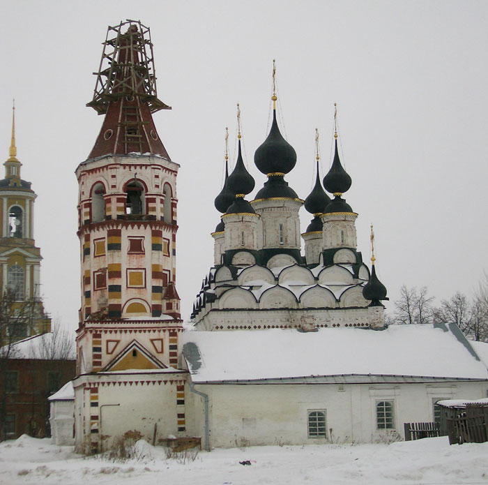 Храмовый комплекс. Церкви Лазаря Четверодневного  и  Антипы Пергамского, Суздаль (Суздальский район, Владимирская область). фасады
