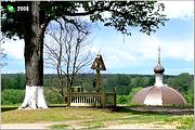 Благовещенский женский монастырь, Крест на месте храма Сергию Радонежскому, Киржач, Киржачский район, Владимирская область