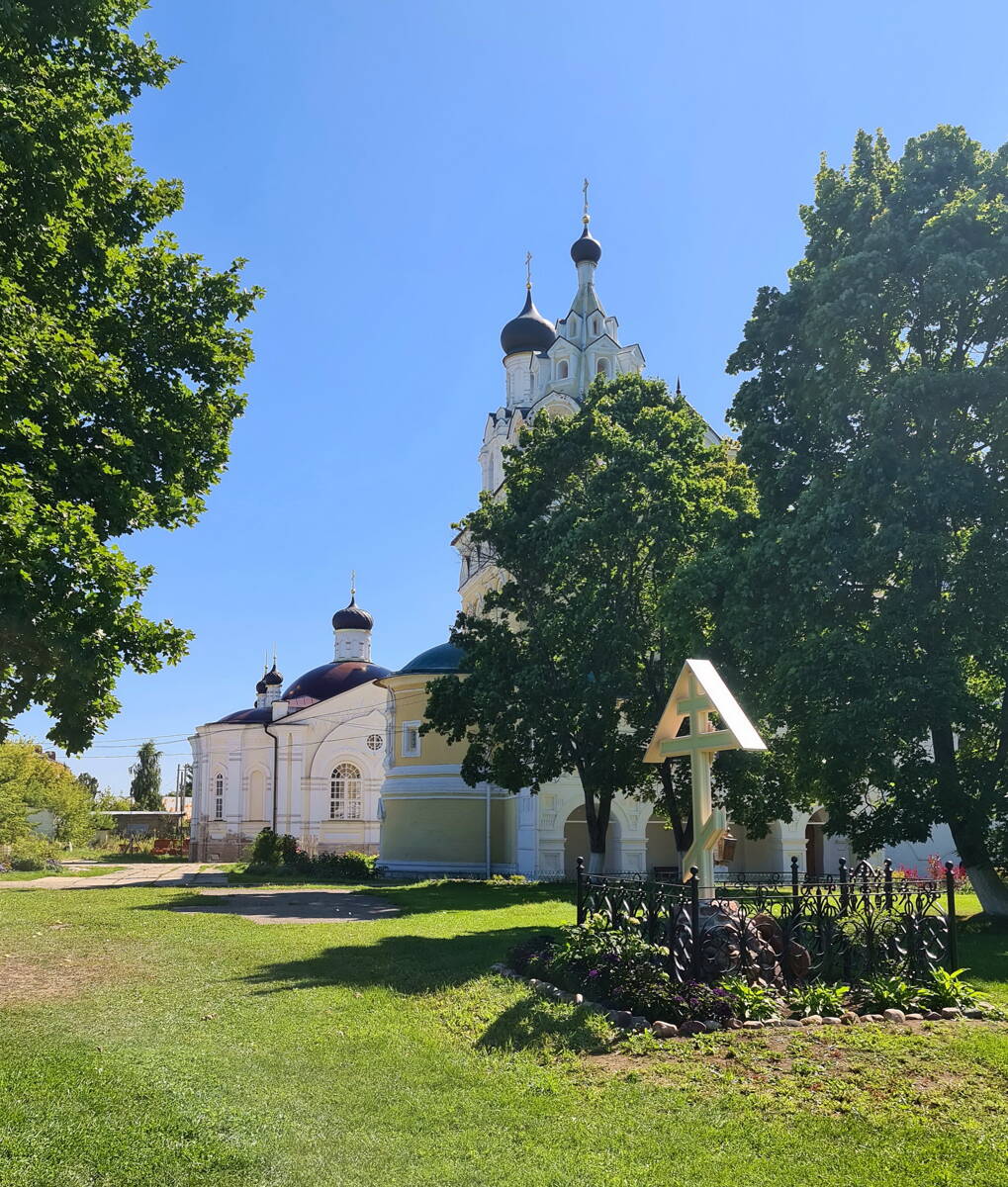 Благовещенский женский монастырь, Киржач (Киржачский район, Владимирская область). общий вид в ландшафте
