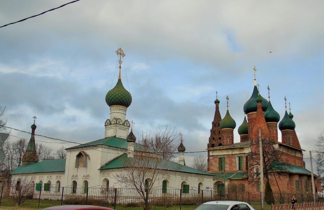 Храмовый комплекс церкви Николы Мокрого, Ярославль (Ярославль, город, Ярославская область). фасады