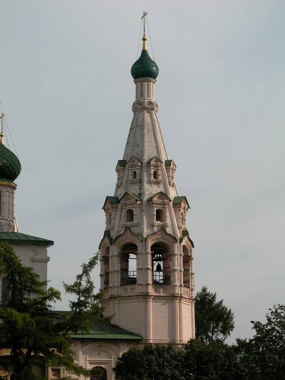 Церковь Илии Пророка, Ярославль (Ярославль, город, Ярославская область). архитектурные детали, Колокольня