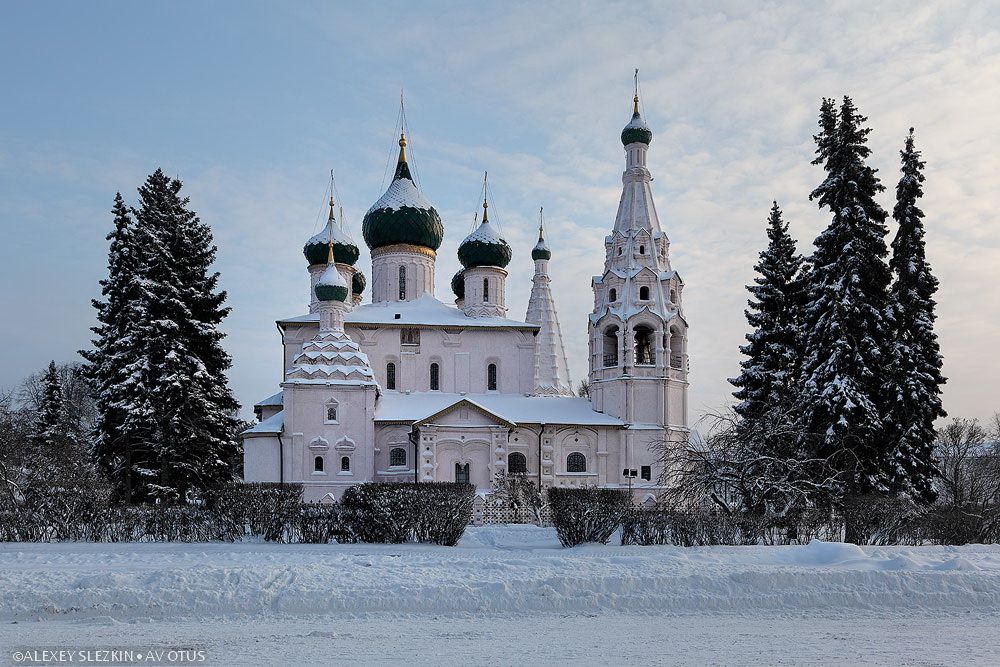 Церковь Илии Пророка, Ярославль (Ярославль, город, Ярославская область). общий вид в ландшафте