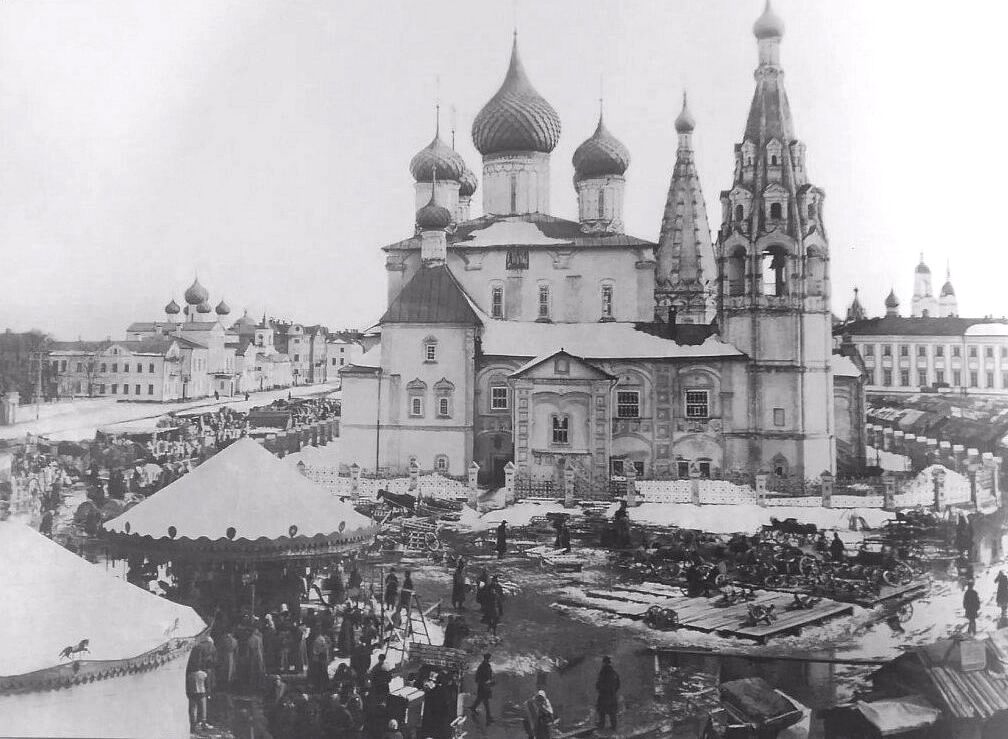 Ярославль. Церковь Илии Пророка. архивная фотография, Со стороны Ильинской площади, 1895-1900 г.г.